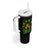 Little Miss Jamaica Tumbler With Handle Proud Jamaican Afro Black Girls Jamaica Flag Pride - Wonder Print Shop