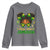 Little Miss Jamaica Youth Sweatshirt Proud Jamaican Afro Black Girls Jamaica Flag Pride - Wonder Print Shop