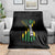 Jamaican American Flag Throw Blanket Distressed Jamaica America Usa Flag - Wonder Print Shop