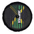 Jamaican American Flag Spare Tire Cover Distressed Jamaica America Usa Flag - Wonder Print Shop