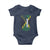 Jamaican American Flag Baby Onesie Distressed Jamaica America Usa Flag - Wonder Print Shop