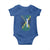 Jamaican American Flag Baby Onesie Distressed Jamaica America Usa Flag - Wonder Print Shop