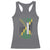 Jamaican American Flag Racerback Tank Top Distressed Jamaica America Usa Flag - Wonder Print Shop