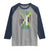Jamaican American Flag Raglan Shirt Distressed Jamaica America Usa Flag - Wonder Print Shop