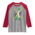 Jamaican American Flag Raglan Shirt Distressed Jamaica America Usa Flag - Wonder Print Shop