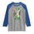 Jamaican American Flag Raglan Shirt Distressed Jamaica America Usa Flag - Wonder Print Shop
