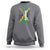 Jamaican American Flag Sweatshirt Distressed Jamaica America Usa Flag - Wonder Print Shop