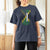 Jamaican American Flag T Shirt For Women Distressed Jamaica America Usa Flag - Wonder Print Shop