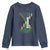 Jamaican American Flag Youth Sweatshirt Distressed Jamaica America Usa Flag - Wonder Print Shop