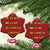 Rasta Weed Christmas Ornament Peace Love Ganja Marijuana Cannabis Reggae Music - Wonder Print Shop