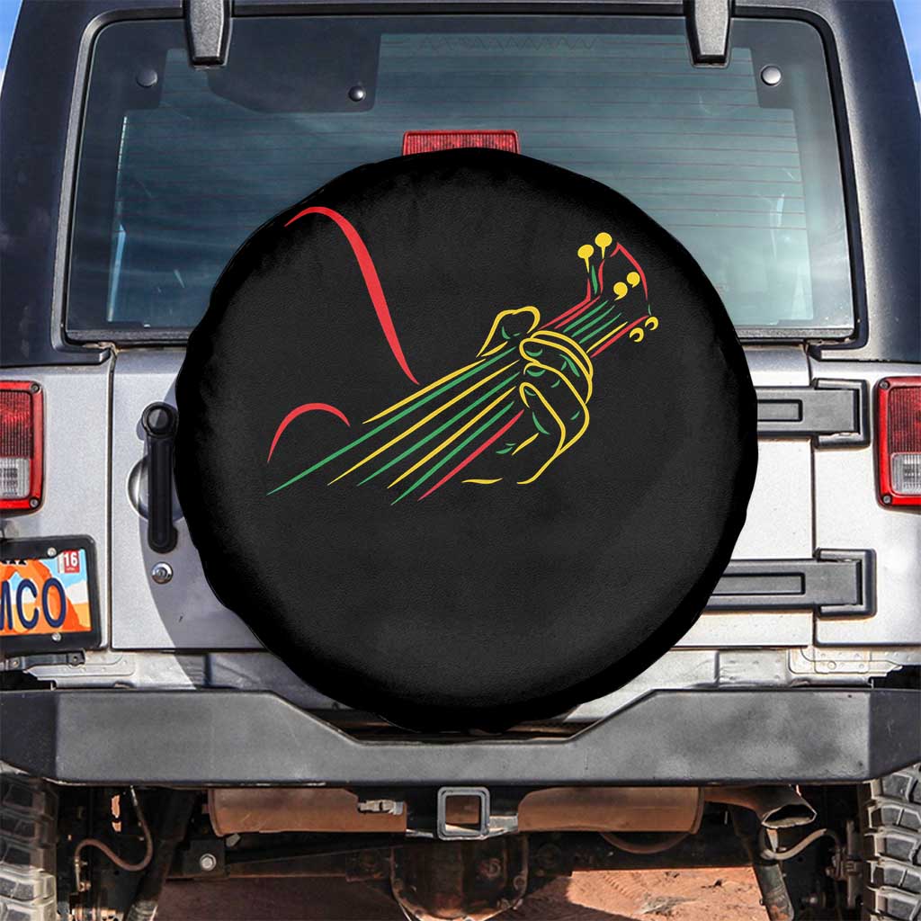 Reggae Guitar Spare Tire Cover Rasta Music Gift for Guitar Lovers - Wonder Print Shop