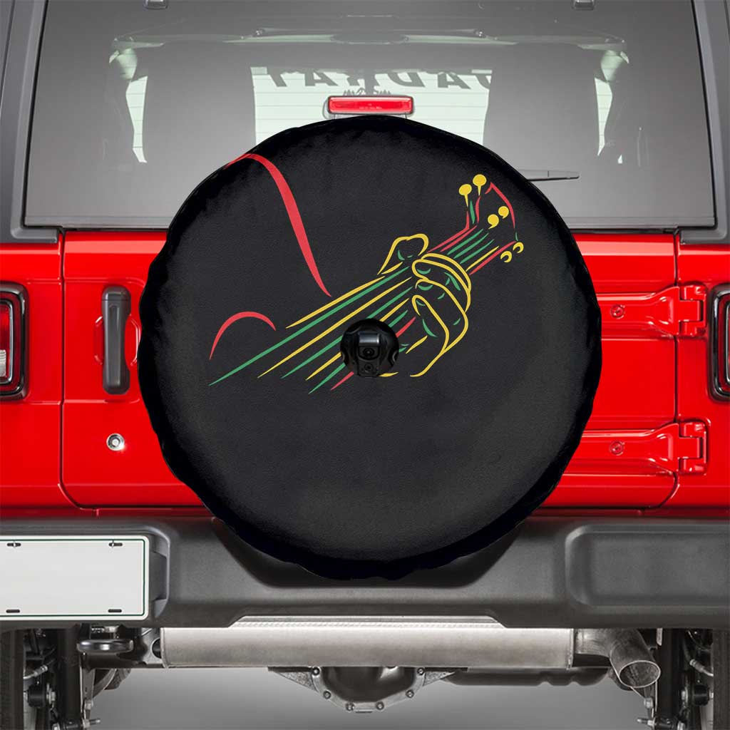 Reggae Guitar Spare Tire Cover Rasta Music Gift for Guitar Lovers - Wonder Print Shop