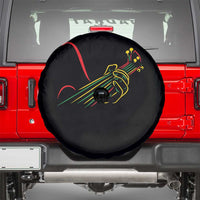 Reggae Guitar Spare Tire Cover Rasta Music Gift for Guitar Lovers - Wonder Print Shop
