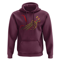 Reggae Guitar Hoodie Rasta Music Gift for Guitar Lovers - Wonder Print Shop