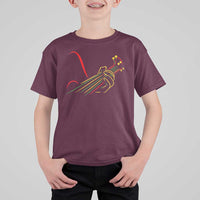 Reggae Guitar T Shirt For Kid Rasta Music Gift for Guitar Lovers - Wonder Print Shop