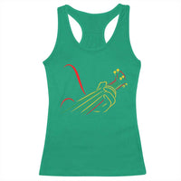 Reggae Guitar Racerback Tank Top Rasta Music Gift for Guitar Lovers - Wonder Print Shop