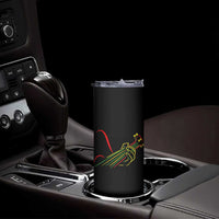 Reggae Guitar Skinny Tumbler Rasta Music Gift for Guitar Lovers - Wonder Print Shop