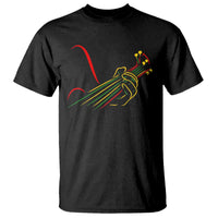 Reggae Guitar T Shirt Rasta Music Gift for Guitar Lovers - Wonder Print Shop