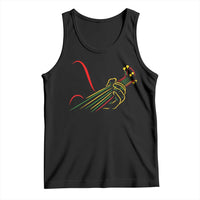 Reggae Guitar Tank Top Rasta Music Gift for Guitar Lovers - Wonder Print Shop