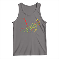 Reggae Guitar Tank Top Rasta Music Gift for Guitar Lovers - Wonder Print Shop
