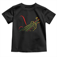 Reggae Guitar Toddler T Shirt Rasta Music Gift for Guitar Lovers - Wonder Print Shop