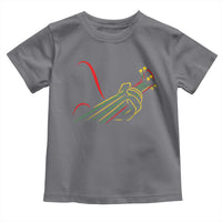 Reggae Guitar Toddler T Shirt Rasta Music Gift for Guitar Lovers - Wonder Print Shop