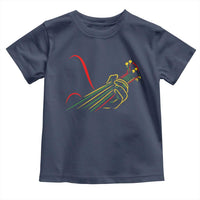 Reggae Guitar Toddler T Shirt Rasta Music Gift for Guitar Lovers - Wonder Print Shop