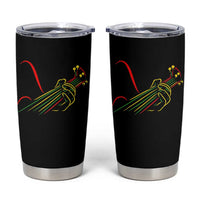 Reggae Guitar Tumbler Cup Rasta Music Gift for Guitar Lovers - Wonder Print Shop