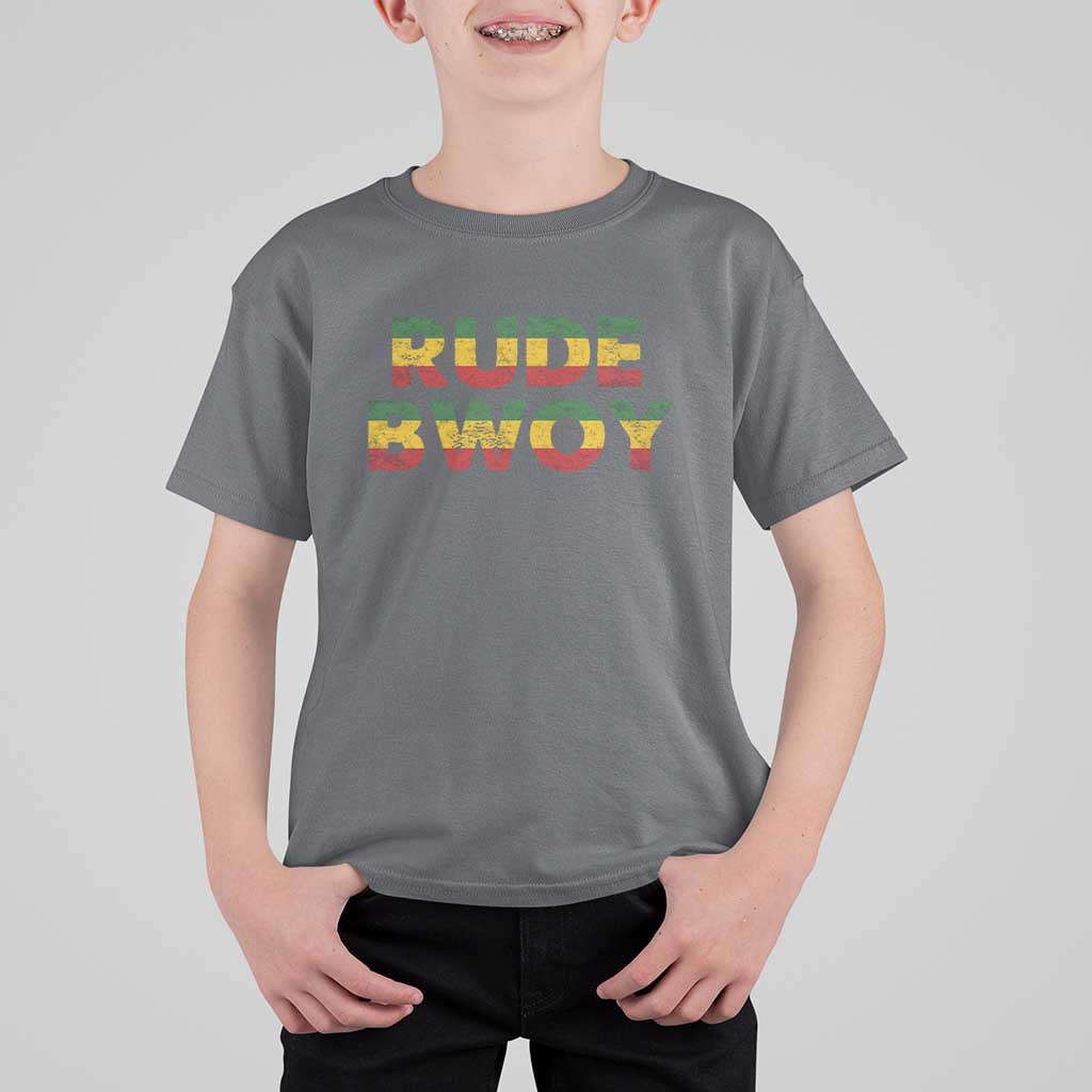 Rude Boy T Shirt For Kid Jamaican Rasta Reggae Roots Gifts Jamaica - Wonder Print Shop