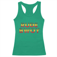 Rude Boy Racerback Tank Top Jamaican Rasta Reggae Roots Gifts Jamaica - Wonder Print Shop