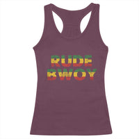 Rude Boy Racerback Tank Top Jamaican Rasta Reggae Roots Gifts Jamaica - Wonder Print Shop