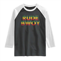 Rude Boy Raglan Shirt Jamaican Rasta Reggae Roots Gifts Jamaica - Wonder Print Shop