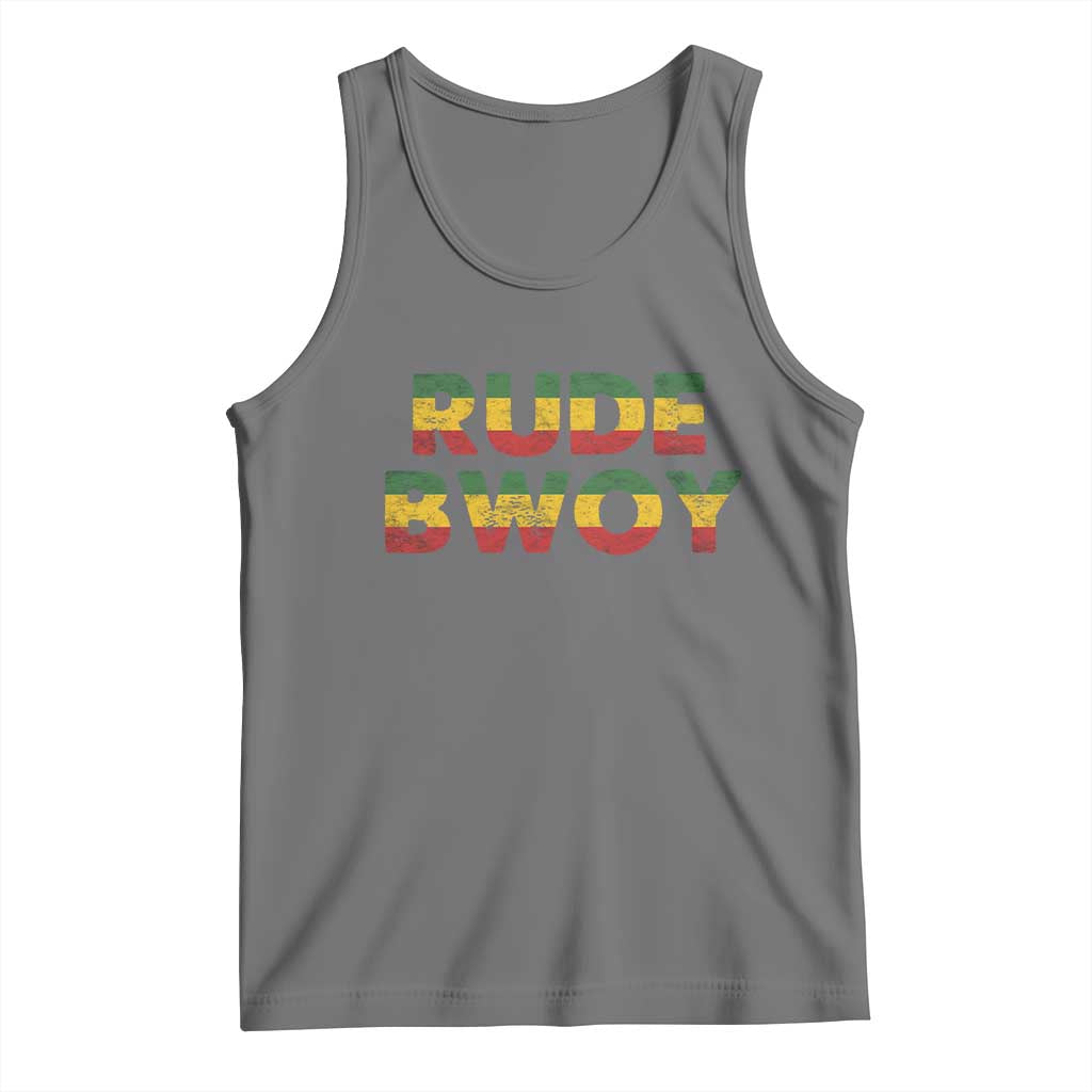 Rude Boy Tank Top Jamaican Rasta Reggae Roots Gifts Jamaica - Wonder Print Shop