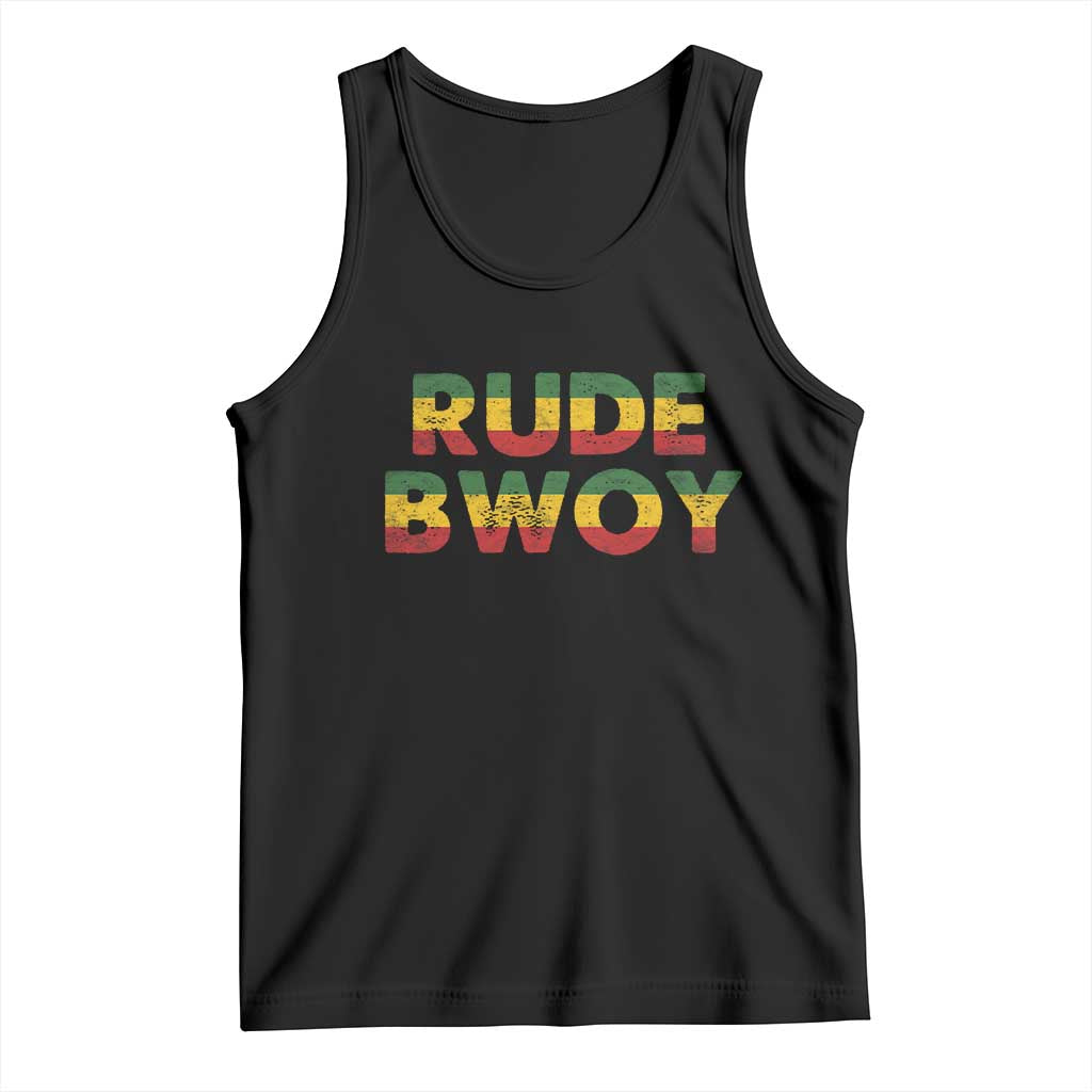 Rude Boy Tank Top Jamaican Rasta Reggae Roots Gifts Jamaica - Wonder Print Shop