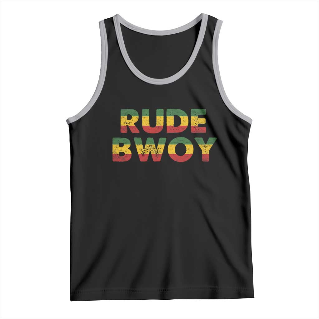 Rude Boy Tank Top Jamaican Rasta Reggae Roots Gifts Jamaica - Wonder Print Shop
