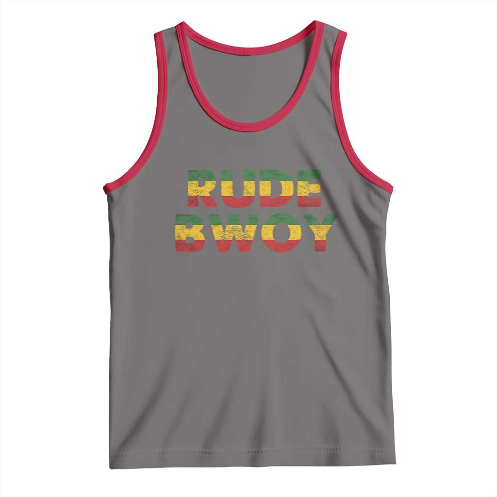 Rude Boy Tank Top Jamaican Rasta Reggae Roots Gifts Jamaica - Wonder Print Shop