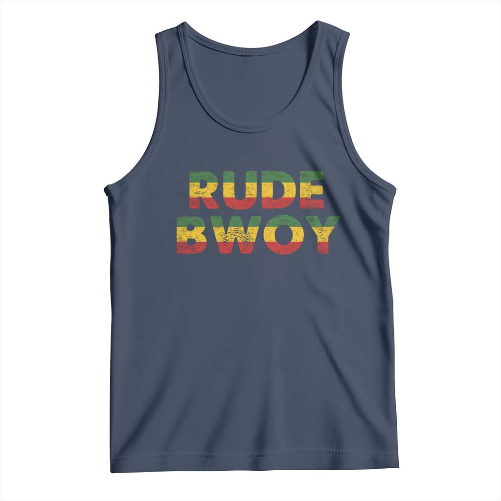 Rude Boy Tank Top Jamaican Rasta Reggae Roots Gifts Jamaica - Wonder Print Shop