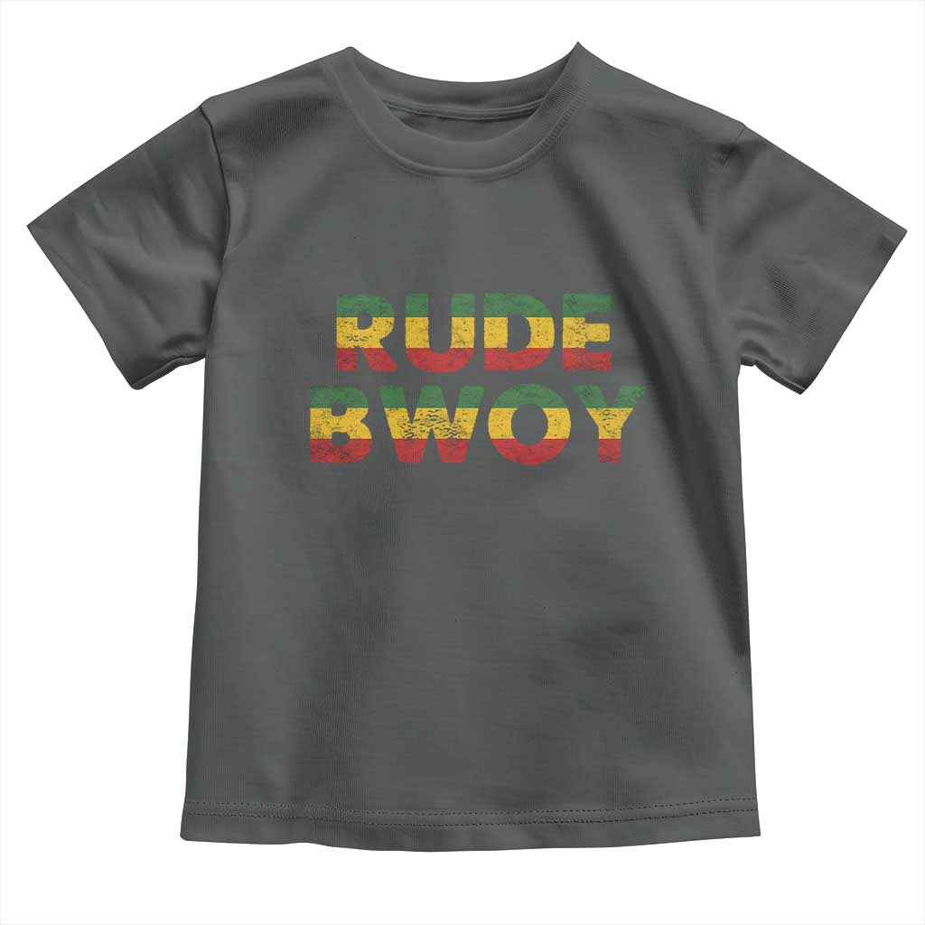 Rude Boy Toddler T Shirt Jamaican Rasta Reggae Roots Gifts Jamaica - Wonder Print Shop