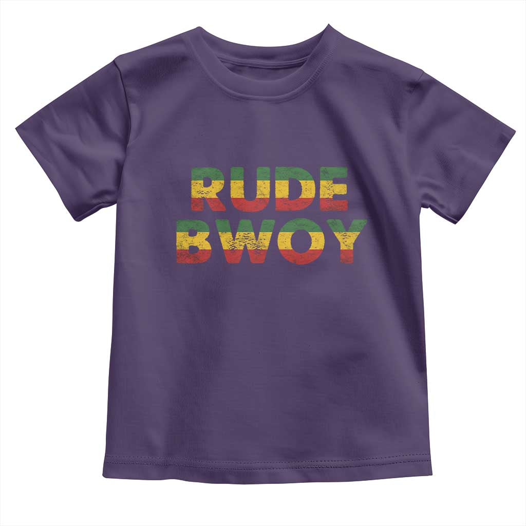 Rude Boy Toddler T Shirt Jamaican Rasta Reggae Roots Gifts Jamaica - Wonder Print Shop