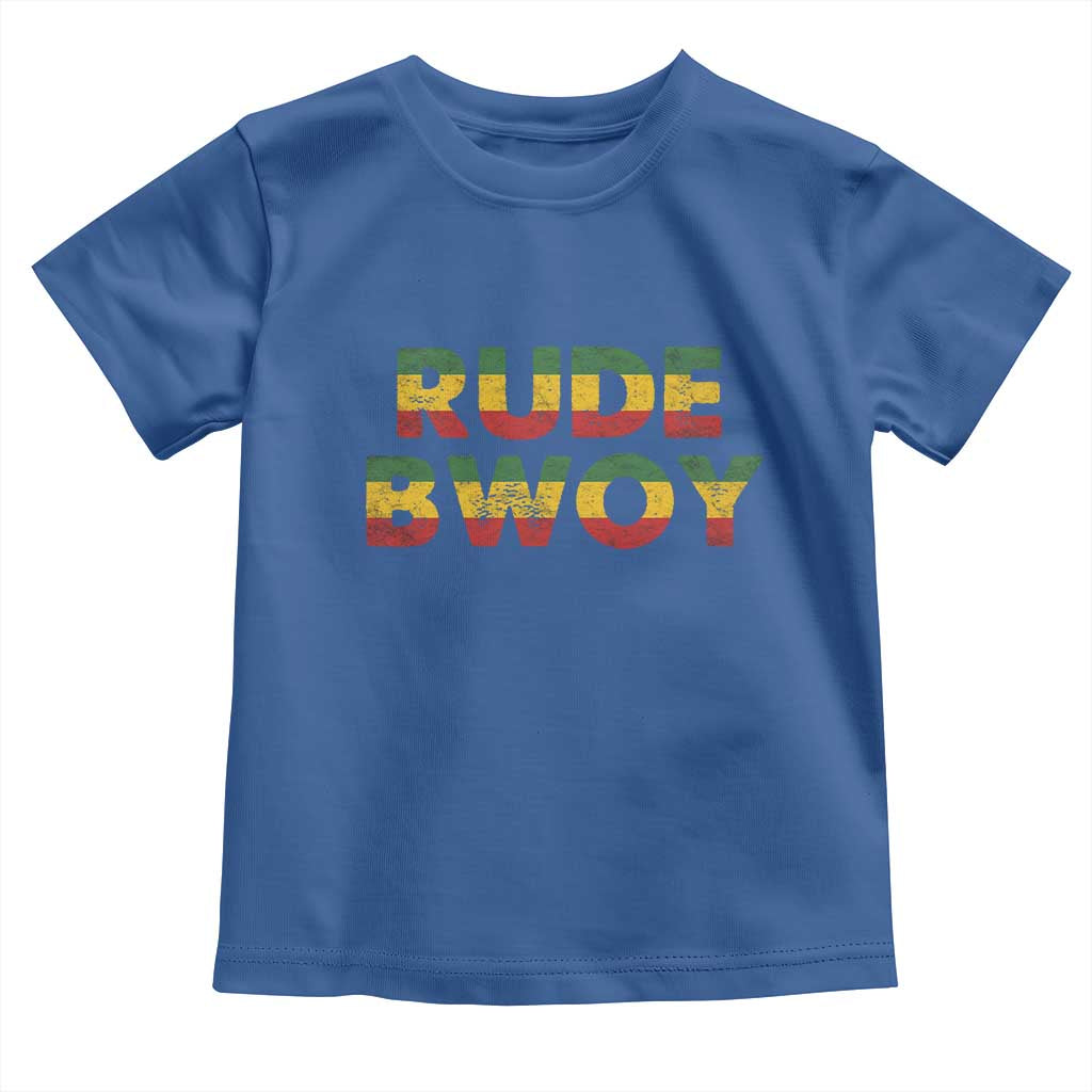 Rude Boy Toddler T Shirt Jamaican Rasta Reggae Roots Gifts Jamaica - Wonder Print Shop