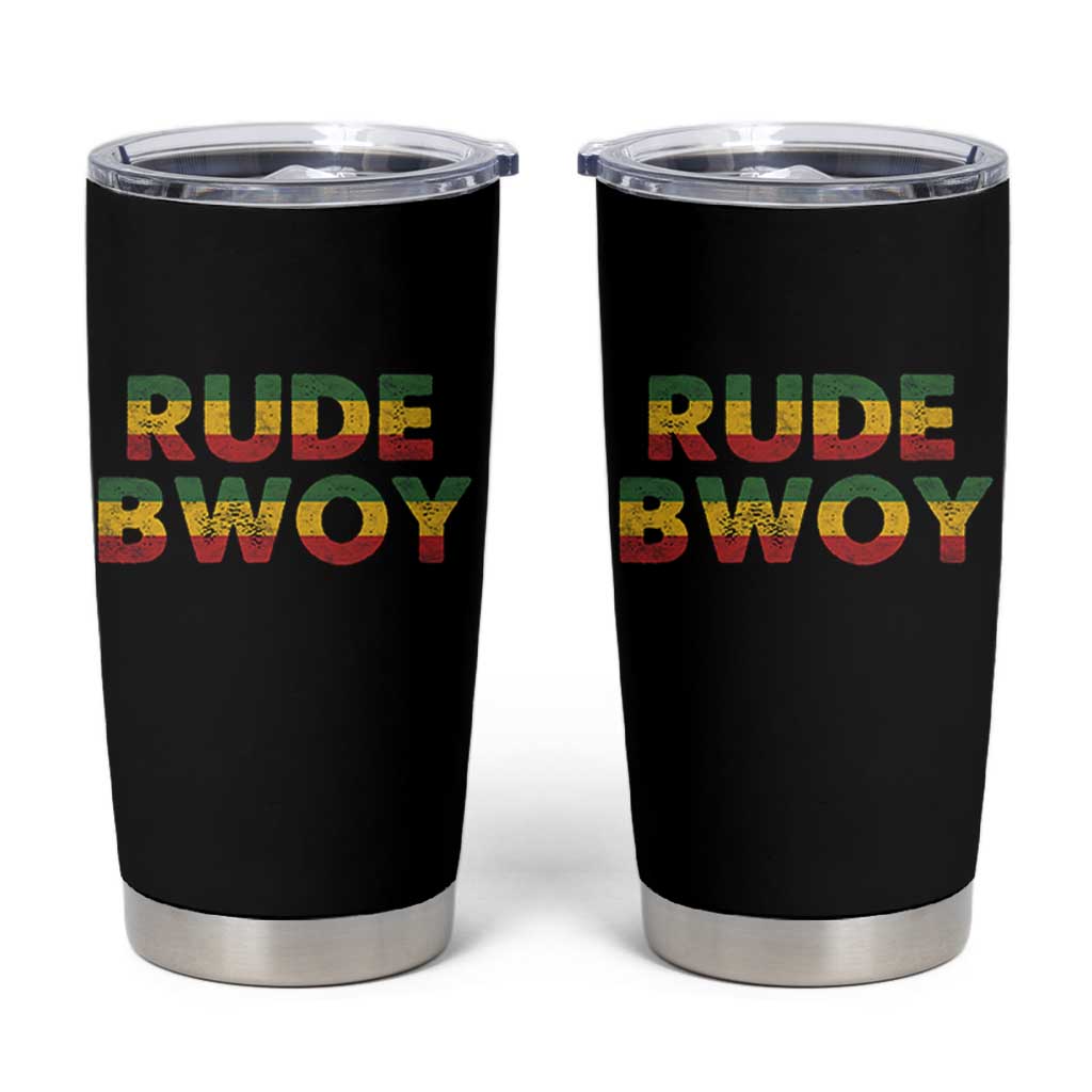 Rude Boy Tumbler Cup Jamaican Rasta Reggae Roots Gifts Jamaica - Wonder Print Shop