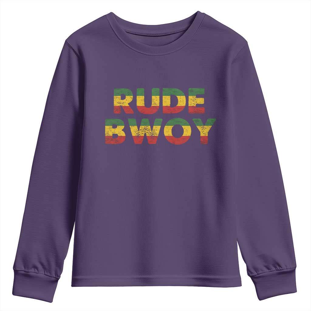 Rude Boy Youth Sweatshirt Jamaican Rasta Reggae Roots Gifts Jamaica - Wonder Print Shop