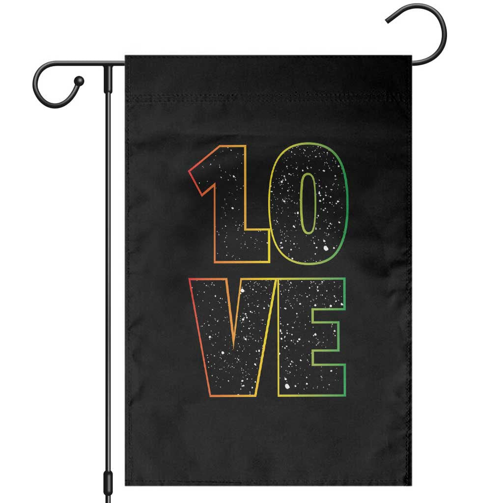 One Love Jamaican Rasta Reggage Music Garden Flag - Wonder Print Shop