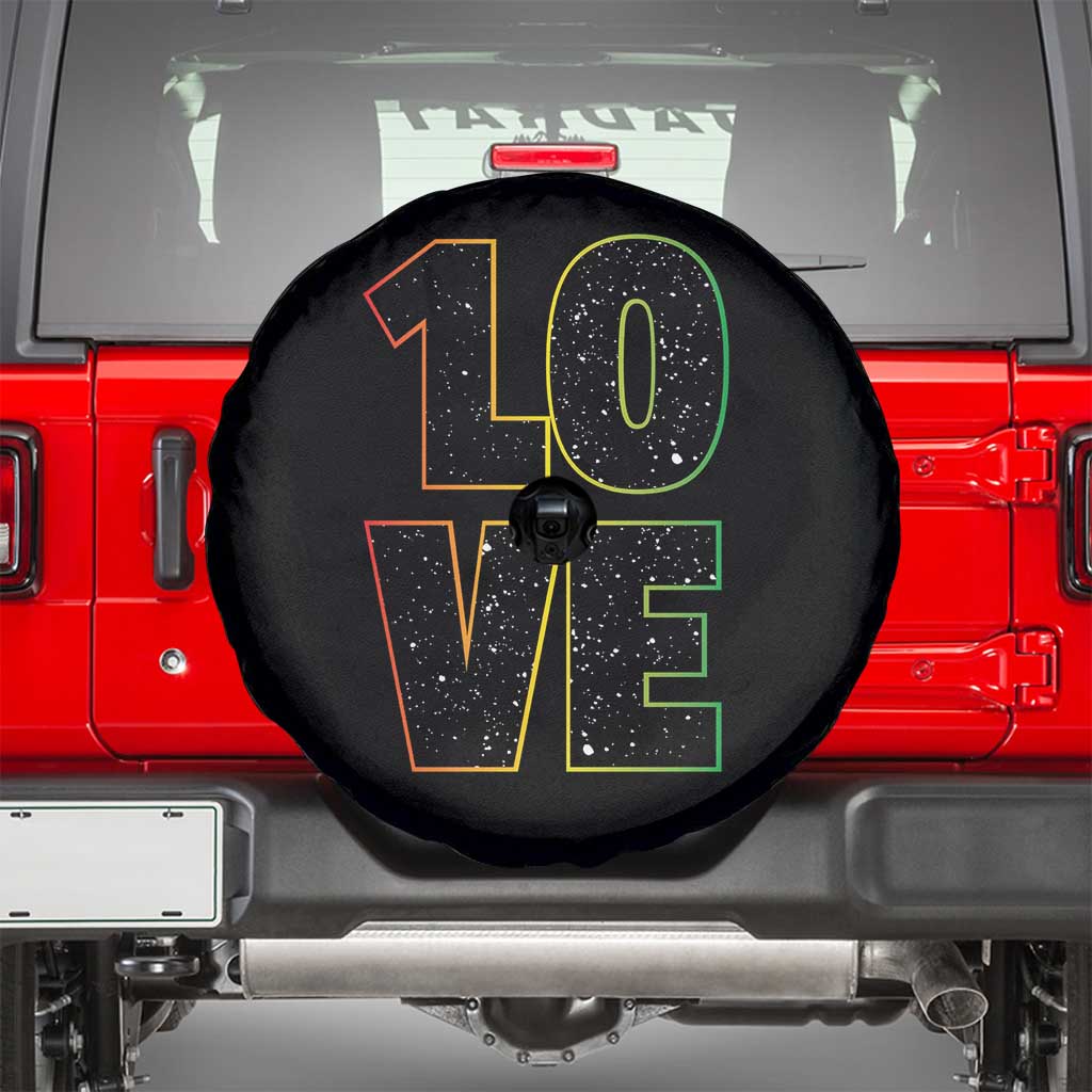 One Love Jamaican Rasta Reggage Music Spare Tire Cover - Wonder Print Shop
