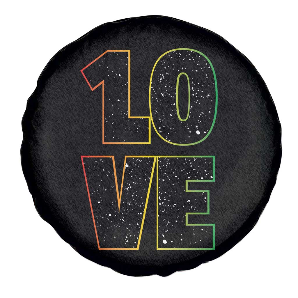 One Love Jamaican Rasta Reggage Music Spare Tire Cover - Wonder Print Shop
