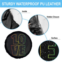 One Love Jamaican Rasta Reggage Music Spare Tire Cover - Wonder Print Shop