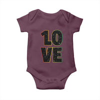 One Love Jamaican Rasta Reggage Music Baby Onesie - Wonder Print Shop