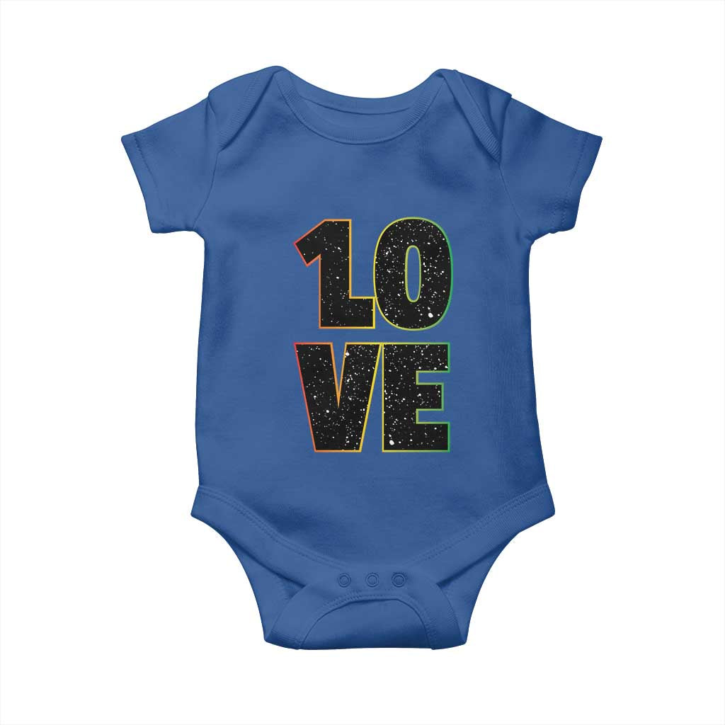 One Love Jamaican Rasta Reggage Music Baby Onesie - Wonder Print Shop