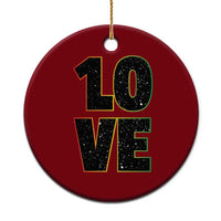 One Love Jamaican Rasta Reggage Music Ceramic Ornament - Wonder Print Shop
