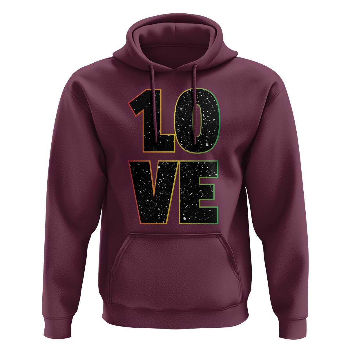 One Love Jamaican Rasta Reggage Music Hoodie - Wonder Print Shop